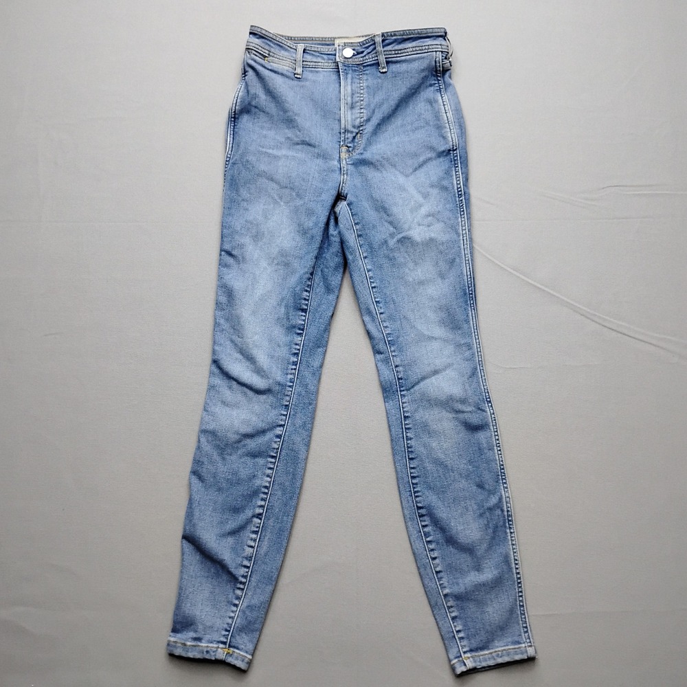 Everlane The Way High Skinny Jean Medium Blue High Rise Denim Size 27 Regular